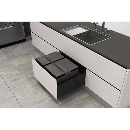 363-MF600-270GR Easy Fit Waste Bin & Storage